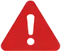 Hazard sign icon