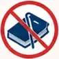 No books, notes, or written notes icon